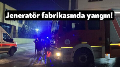 Kocaeli'nin Gebze ilçesinde bir fabrikada sabaha karşı çıkan yangın, itfaiye