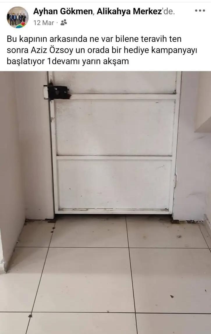 meclis uyesi depo kapisini mescid diye paylasti
