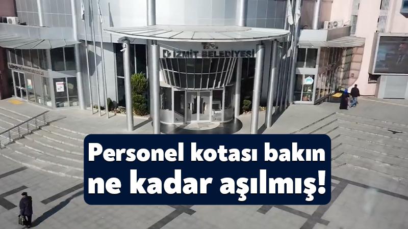 İzmit Belediyesi denetim komisyonu, geçen yıl işe alımlar yan şirketler