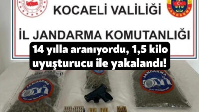Kocaeli’de uyuşturucu madde imal ve ticareti suçundan 14 yıl cezası