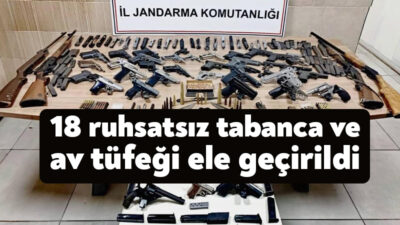 Kocaeli'nin Derince ilçesinde iş yeri ve ikamette yapılan operasyonda 18