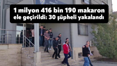 Kocaeli ile birlikte 4 ilde yapılan eş zamanlı operasyonda 1