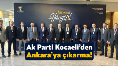 AK Parti Kocaeli İl Başkanı Dr.Şahin Talus, 12 ilçe başkanı