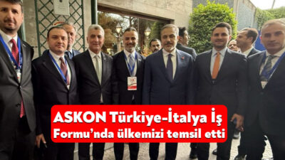 ASKON (Anadolu Aslanları İş Adamları Derneği), Türkiye-İtalya arasındaki ekonomik ilişkilerin