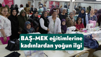Başiskele Belediyesi tarafından açılan Başiskele Meslek Edindirme Kursları’na (BAŞ-MEK), ilçenin