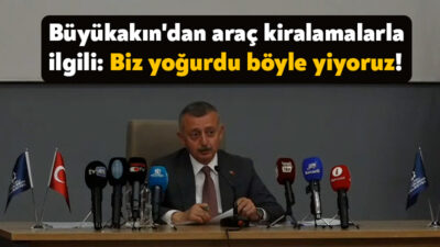 Kocaeli Büyükşehir Belediye Başkanı Tahir Büyükakın, araç kiralamaları, bütçe açığı