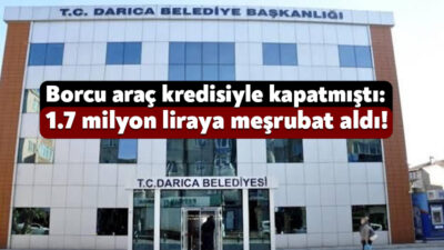 Araç alımı için kredi çeken ancak çektiği krediyle belediyenin borcunu
