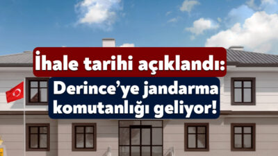 Kocaeli Yatırım İzleme ve Koordinasyon Başkanlığı, Derince’ye jandarma komutanlığı inşa