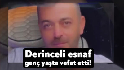 Derince esnaflarından 39 yaşındaki Taner Çelik vefat etti. Ani kalp
