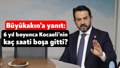 CHP İzmit İlçe Başkanı Gökhan Ercan, KBB Başkanı Tahir Büyükakın’ın