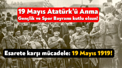 Mustafa Kemal Atatürk’ün 19 Mayıs 1919 tarihinde Bandırma Vapuruna binerek