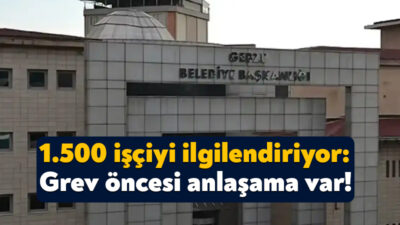 Gebze Belediyesi’nin iştiraklerinden olan Güzide A.Ş.’deki 1.500 personeli ilgilendiren toplu