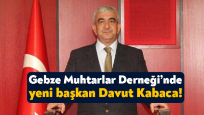 Gebze Muhtarlar Derneği’nde olağan genel kurul toplantısı gerçekleştirildi. 40 mahallenin