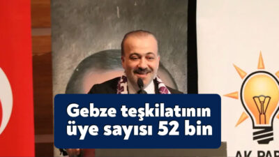 AK Parti Gebze İlçe Başkanlığı 106. Genişletişmiş Danışma Meclisi Toplantısı’nda
