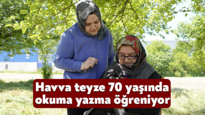 Cumhurbaşkanı Erdoğan'ın eşi emine Erdoğan'ın başlattığı Okuma Yazma seferberliği kapsamında