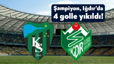 Trendyol 1.Lig’in 37.haftasında Kocaelispor Iğdır FK ile deplasmanda karşı karşıya