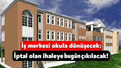 Kocaeli İl Milli Eğitim Müdürlüğünün Başiskele’ye kazandırmak istediği ortaokul projesi