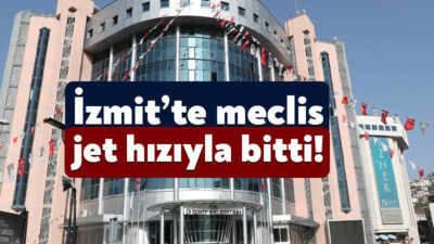 İzmit Belediyesi’nin mayıs ayı meclis toplantısı İzmit Belediye Başkanı Fatma