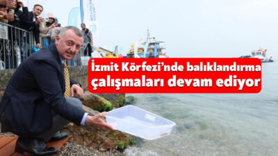 Kocaeli Büyükşehir Belediye Başkanı Doç.Dr.Tahir Büyükakın, Gölcük Ulaşlı sahilinde düzenlenen