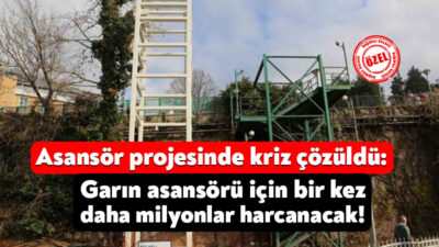 Kocaeli Büyükşehir Belediyesi’nin İzmit Tren Garı karşısında yer alan merdivenin