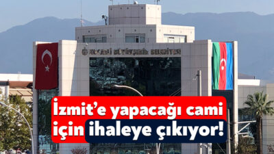 Kocaeli Büyükşehir Belediyesi, İzmit’in Kuruçeşme Mahallesi’ne cami yapmak için bugün