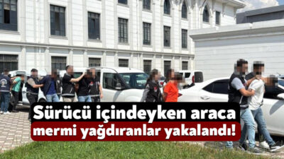 Kocaeli'nin İzmit ilçesinde kurşun yağmuruna tutulan otomobildeki sürücünün ağır yaralandığı