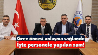 Kandıra Belediyesi ile Hizmet İş Sendikası arasında ocak ayında başlayan