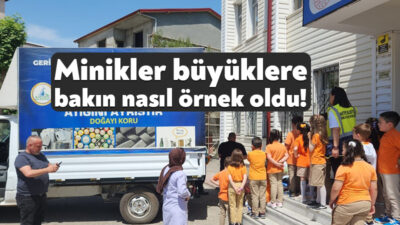 Kartepe Belediyesi Temizlik İşleri Müdürlüğü öncülüğünde hayata geçirilen çevre farkındalığı