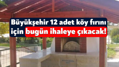 Kocaeli Büyükşehir Belediyesi, kentin kırsal mahallelerine 12 adet köy fırını