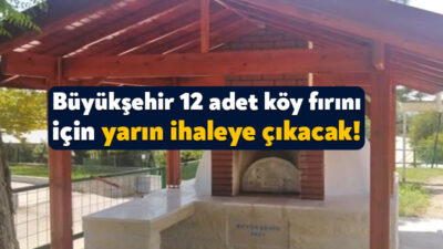 Kocaeli Büyükşehir Belediyesi, kentin kırsal mahallelerine 12 adet köy fırını