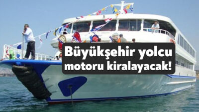 Kocaeli Büyükşehir Belediyesi, deniz ulaşımında kullanılmak üzere bir adet yolcu