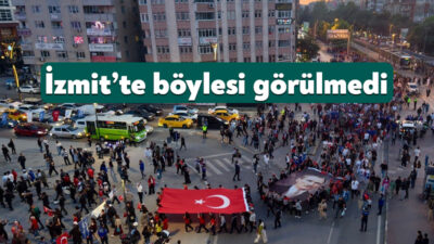 Kocaeli Büyükşehir Belediyesi tarafından düzenlenen kutlamalarda 19 Mayıs coşkusu doyasıya