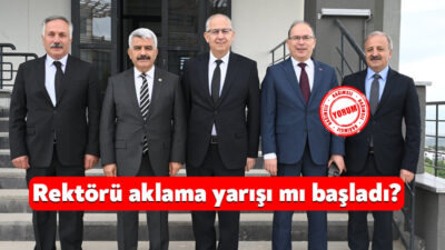 Kocaeli Üniversitesi’nde engelli tuvaleti için bağış isteyen KOÜ Rektörü Prof.