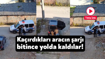 Kocaeli'de babalarına ait elektrikli aracı izinsiz alan iki çocuk, yaklaşık