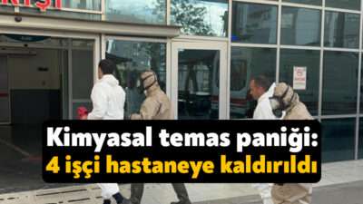 Kocaeli'nin Dilovası ilçesinde bulunan Organize Sanayi Bölgesi'ndeki bir kimyasal depolama