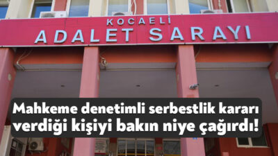 Kocaeli 2. İnfaz Hakimliği İ.M. isimli kişi hakkında denetimli serbestlik