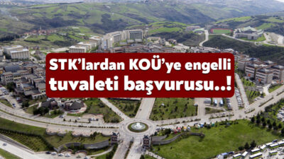 Kocaeli Üniversitesi Rektörü Prof. Dr. Nuh Zafer Cantürk’ün engelli bir
