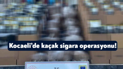 Kocaeli İl Jandarma Komutanlığı ekipleri tarafından Gebze ve Dilovası’nda operasyon