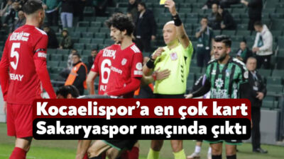 Trendyol 1. Lig'deki 38 haftalık maç serüvenini 83 kartla tamamlayan