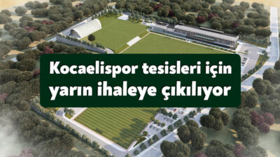 Büyükşehir Belediyesi, Kocaelispor için Körfez Sevindikli Mahallesi’nde yapacağı dev tesisin