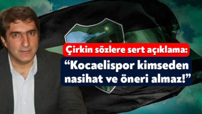 Amedspor Başkanı Burç Baysal’ın Kocaelispor’a yönelik çirkin sözlerine yönetimden çok
