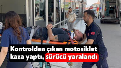 Kocaeli'nin Çayırova ilçesinde meydana gelen kazada motosiklet sürücüsü yaralandı.