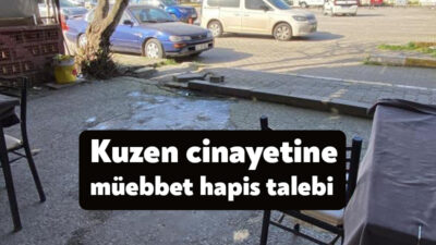 Kocaeli'nin Gölcük ilçesinde kuzeni Muzaffer Ece'yi çay ocağında öldüren sanık