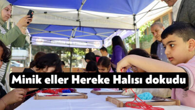Hereke’de Sümer İlkokulu öğrencileri, Müzeler Haftası kapsamında Hereke Müzesi’ni ve