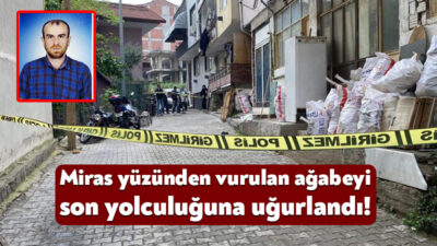 Kocaeli'nin İzmit ilçesinde miras meselesi sebebiyle ağabeyi tarafından tüfekle