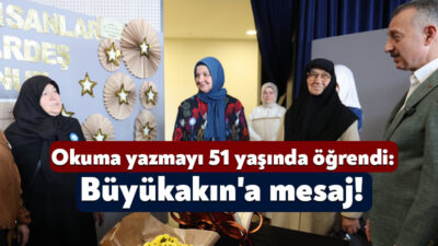 Kocaeli Büyükşehir Belediyesi Meslek ve Sanat Eğitimi Kurslarında okuma-yazma kursu