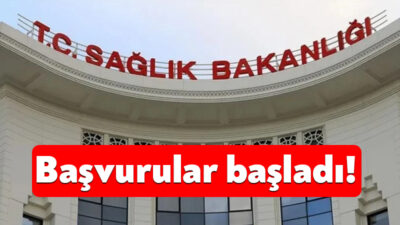 Sağlık Bakanlığı’nın Kocaeli’ye yapacağı personel alımları için başvuru süreci başladı.