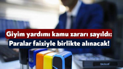Devlet memurlarına 2012 yılından beri verilen giyim parasını Sayıştay geri