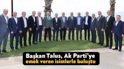 AK Parti Kocaeli İl Başkanı Dr.Şahin Talus, geçmiş dönem il