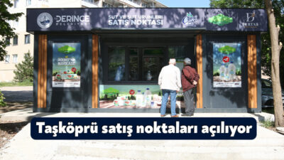 Derince Belediyesi bünyesindeki DERTAŞ Tesisleri’nde hazırlanan organik ürünler Taşköprü Süt